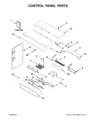 Control panel parts