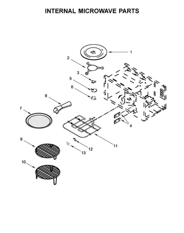 Internal microwave parts