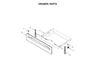 Whirlpool WFG550S0HB0 drawer parts diagram