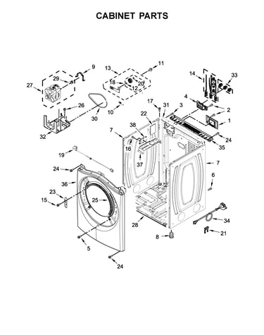 Cabinet parts