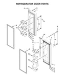 Refrigerator door parts