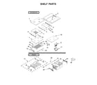 Maytag MFW2055DRM00 shelf parts diagram