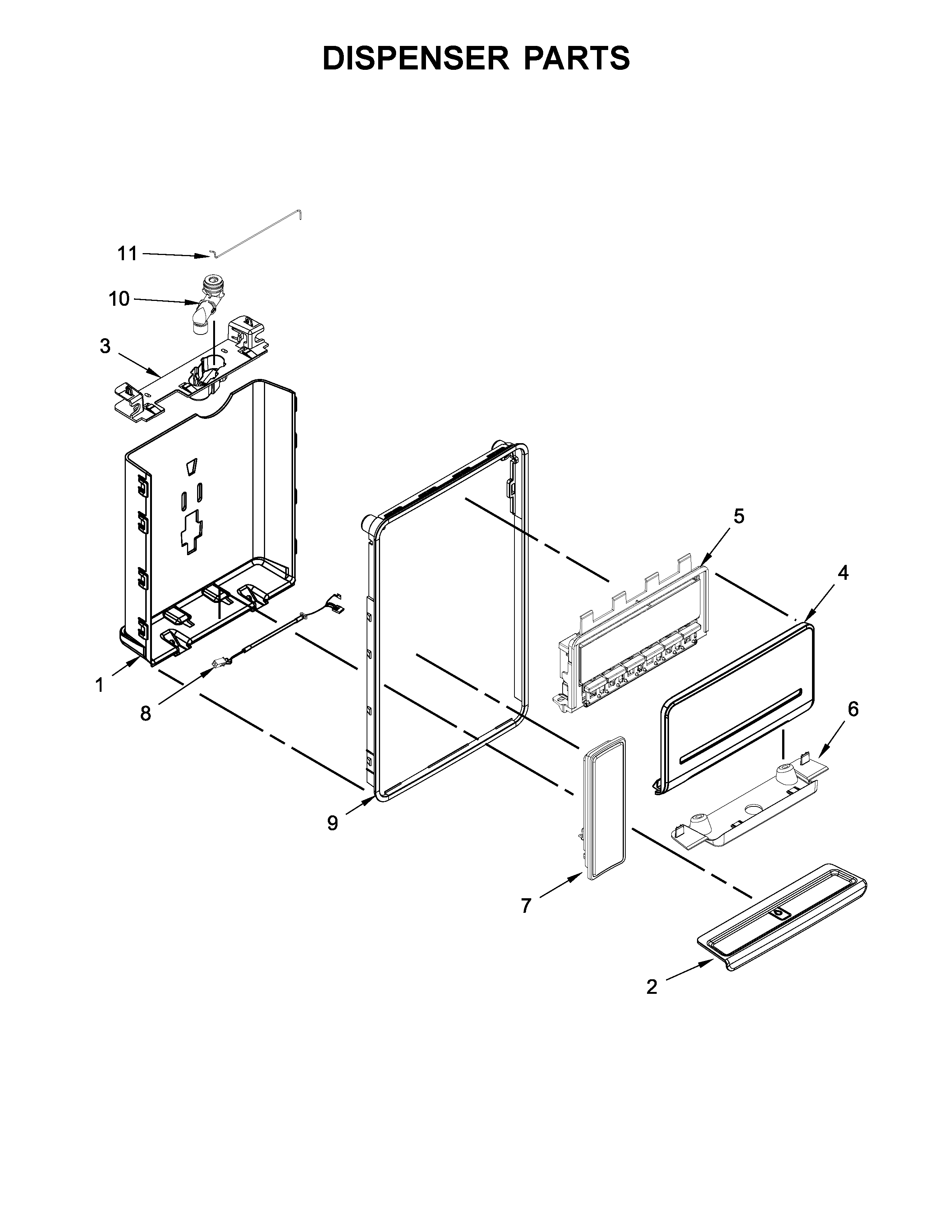 DISPENSER PARTS