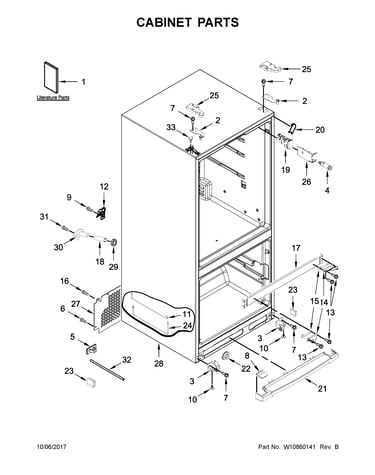 Cabinet parts