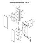 Refrigerator door parts