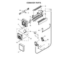 Maytag MFW2055DRM01 icemaker parts diagram