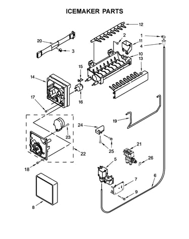 Icemaker parts