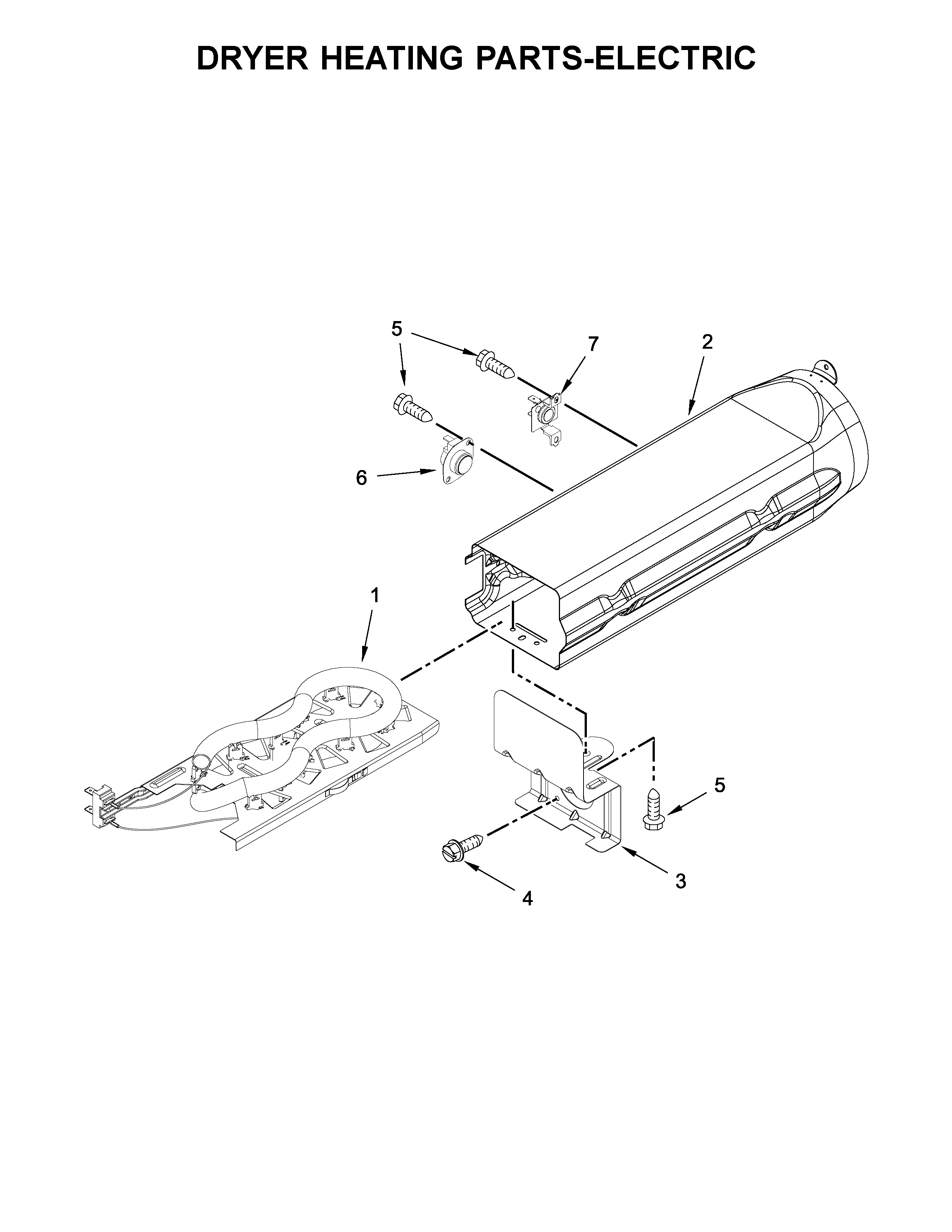 Dryer heating parts-electric