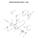 Dryer heating parts - gas