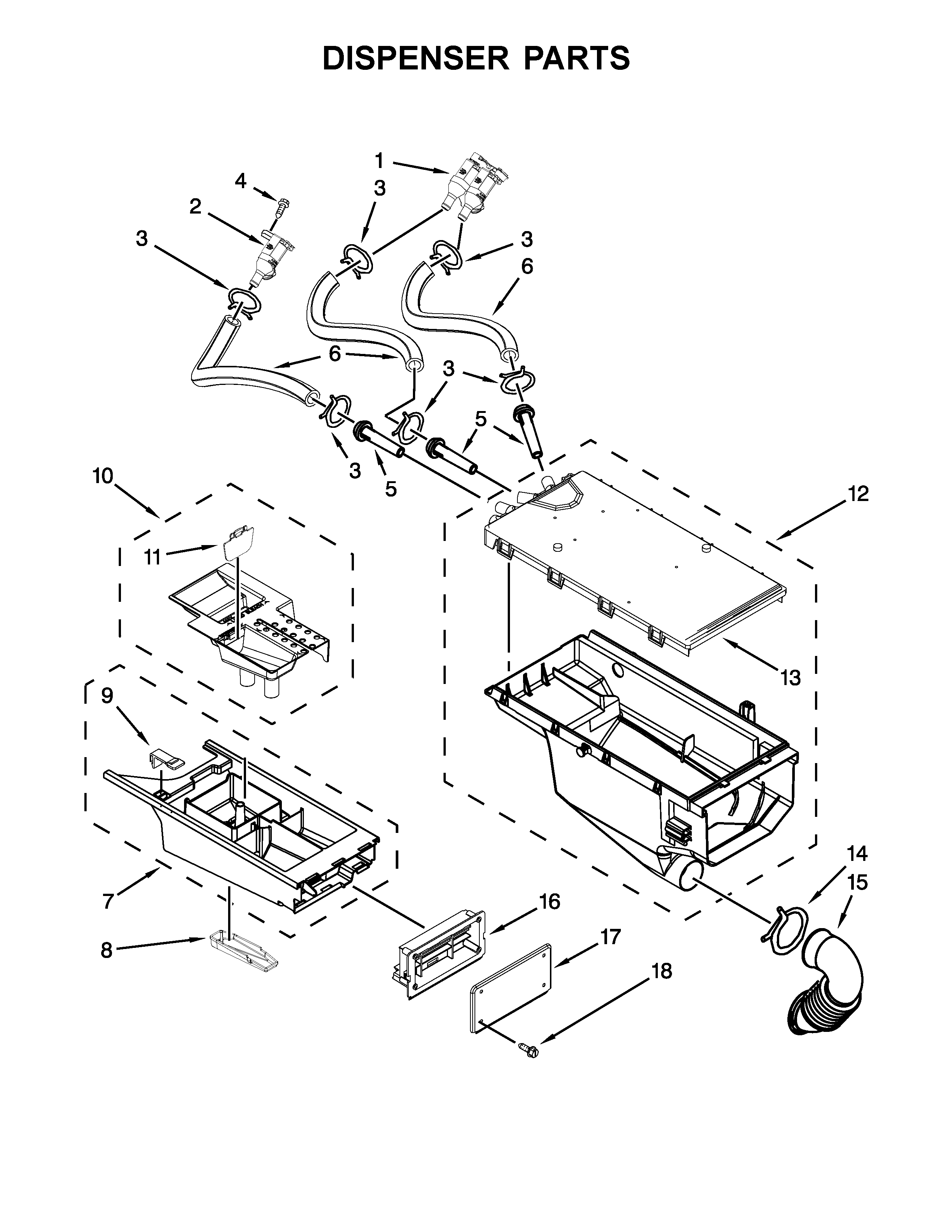 DISPENSER PARTS