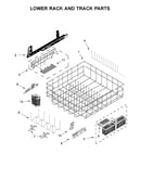 Lower rack and track parts