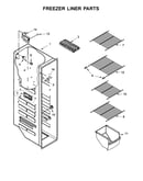 Freezer liner parts