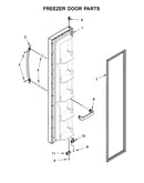 Freezer door parts