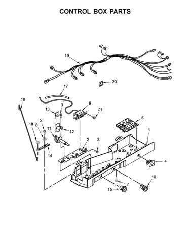 Control box parts