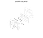 Whirlpool WFE975H0HV0 control panel parts diagram
