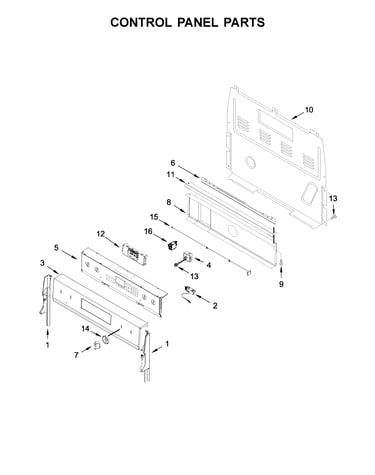 Control panel parts