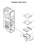 Freezer liner parts