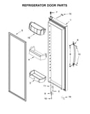 Refrigerator door parts