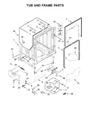 Tub and frame parts