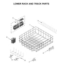 Lower rack and track parts