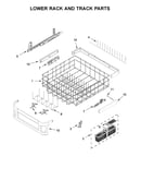 Lower rack and track parts