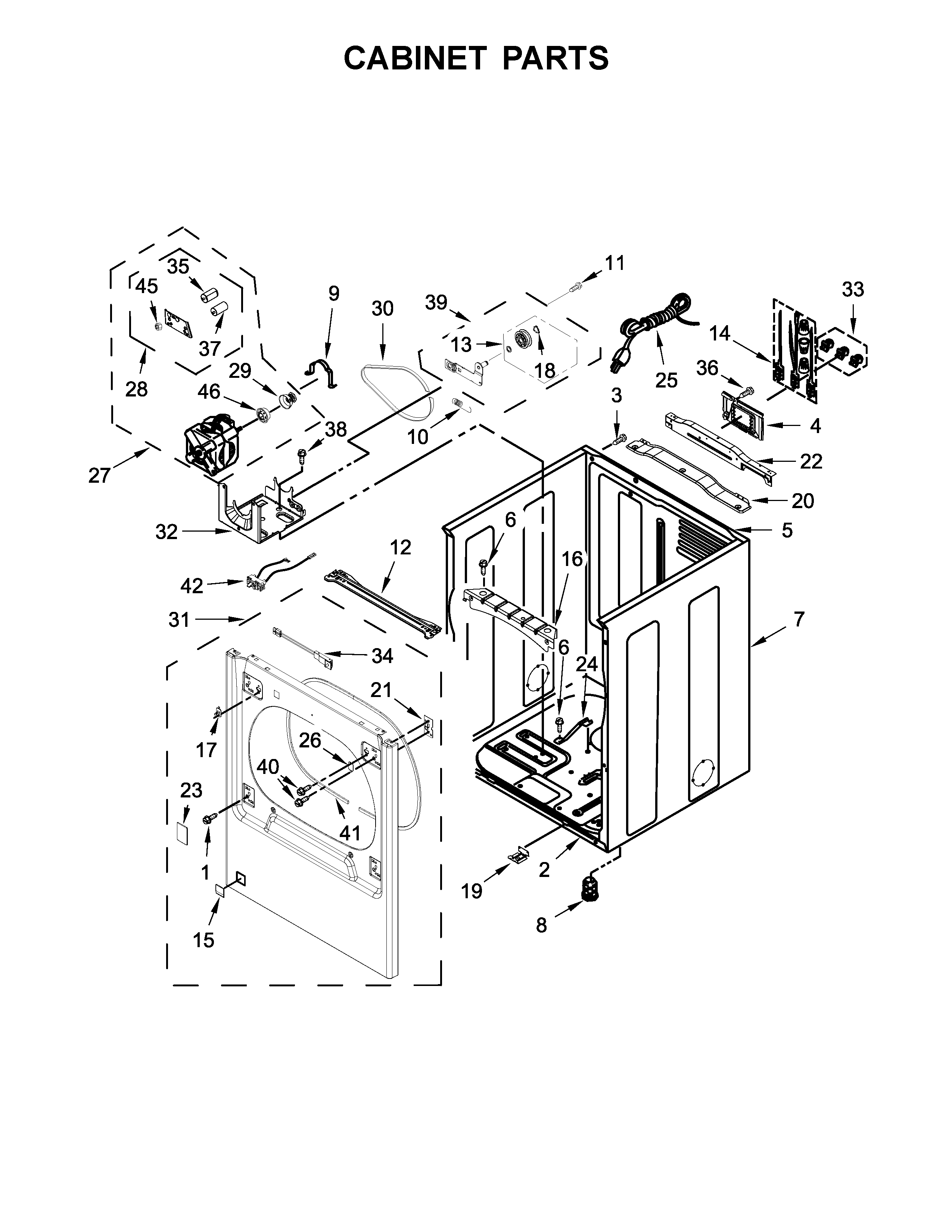 CABINET PARTS