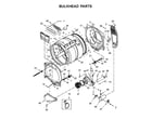 Maytag MGDB855DW4 bulkhead parts diagram