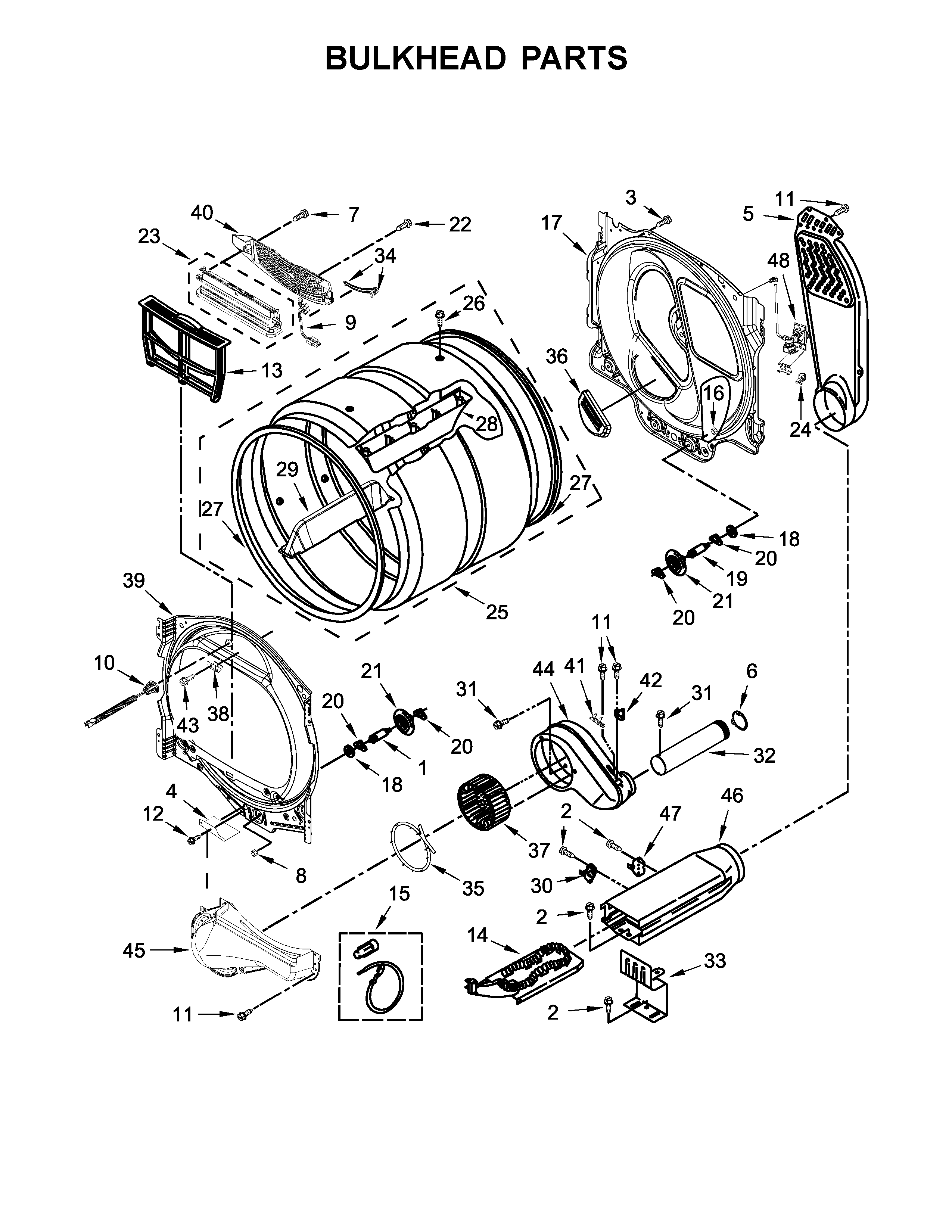 Bulkhead parts