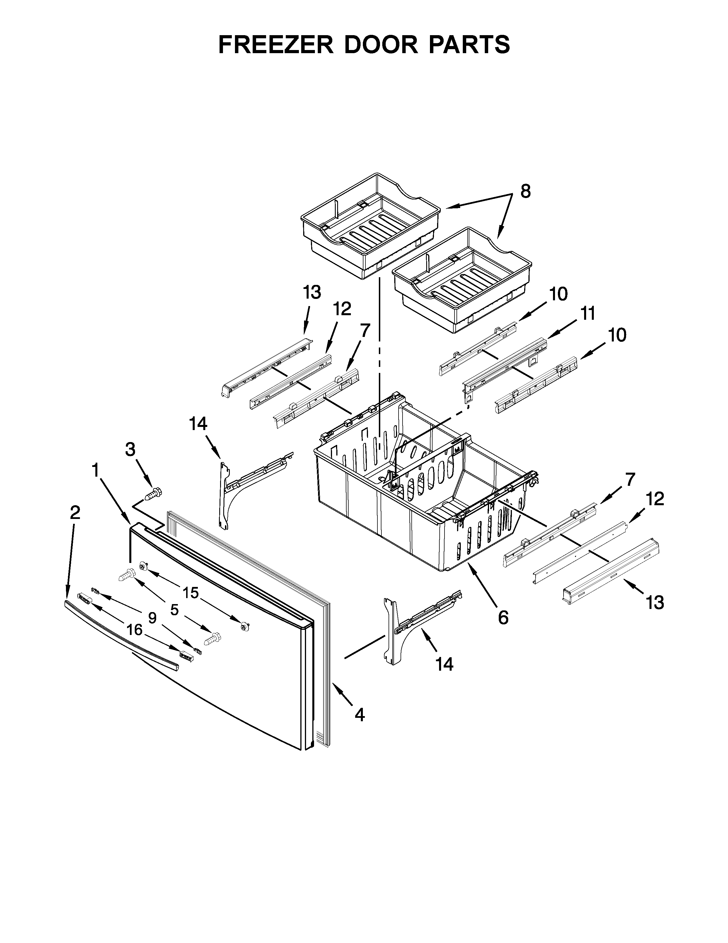 FREEZER DOOR PARTS