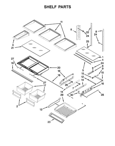 Shelf parts