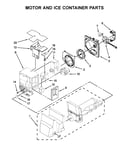 Motor and ice container parts