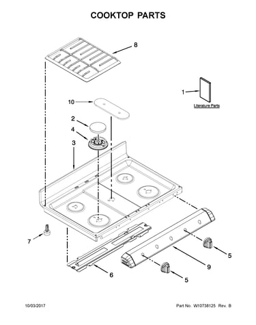 Cooktop parts
