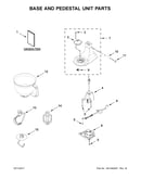 Base and pedestal unit parts