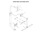 KitchenAid KDTM704EBS2 upper wash and rinse parts diagram
