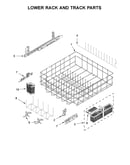 Lower rack and track parts