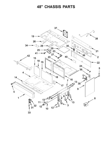 48" chassis parts