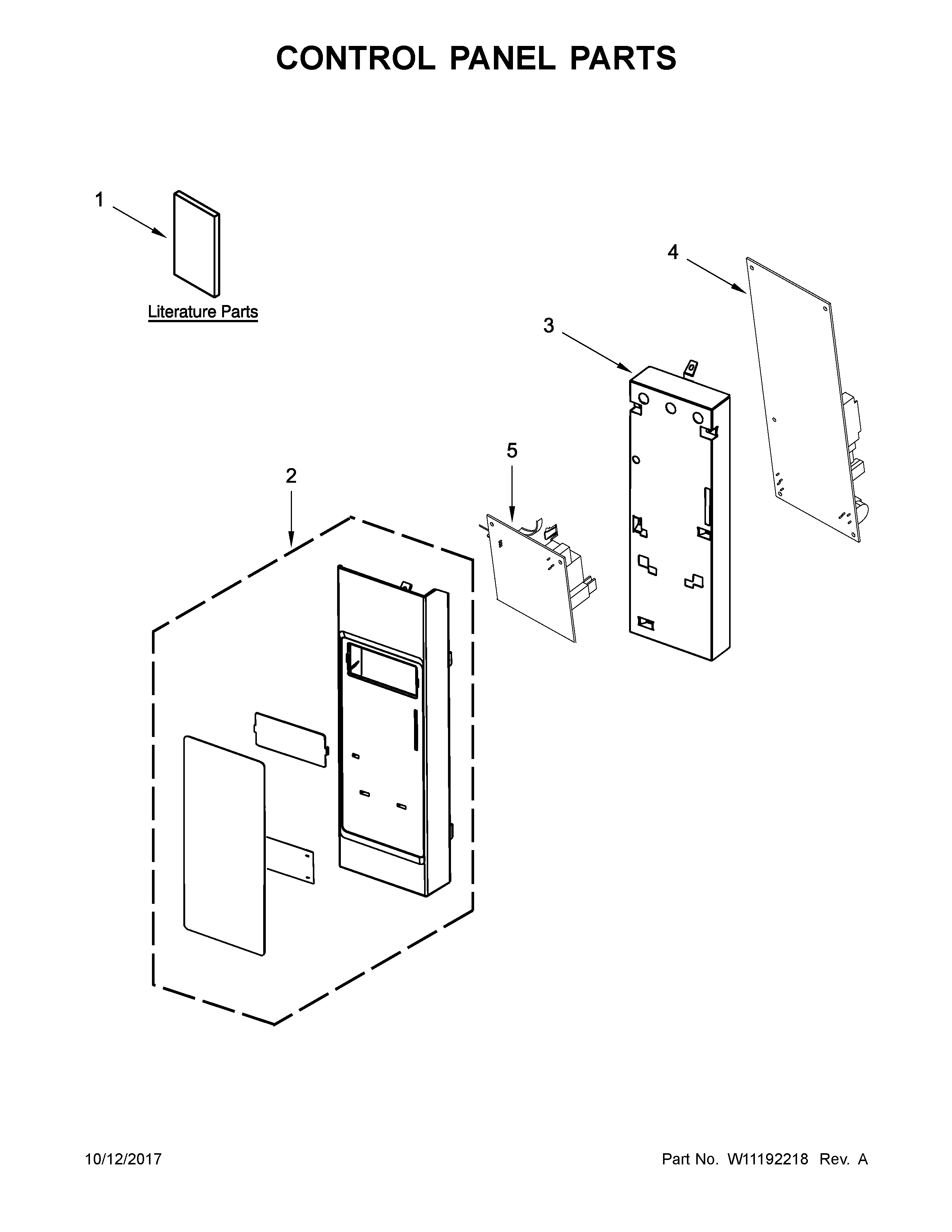 Control panel parts