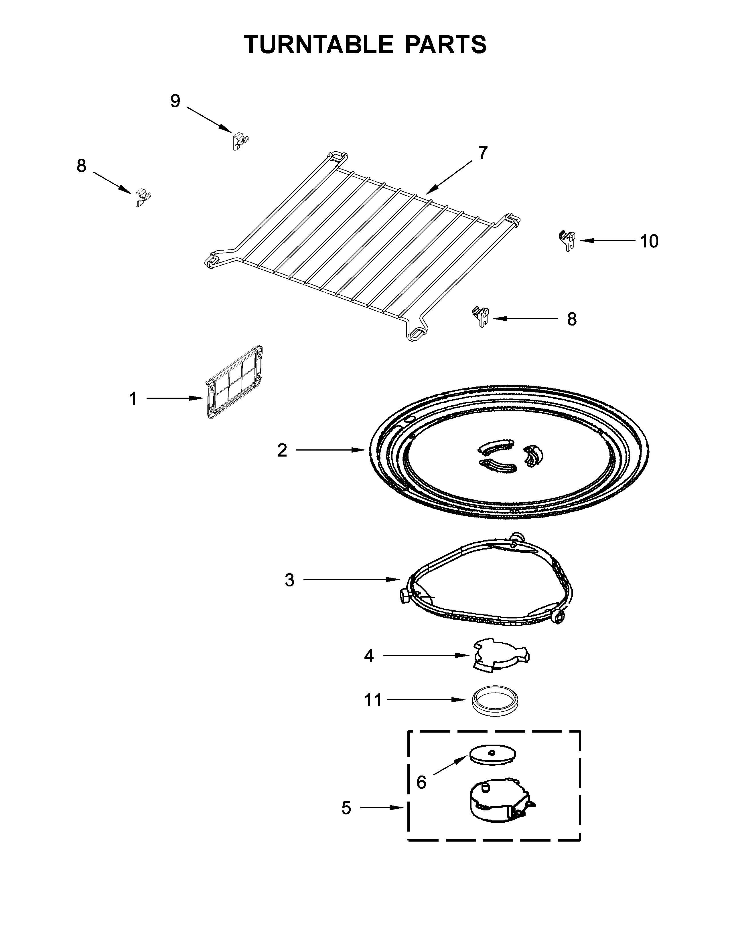 Turntable parts