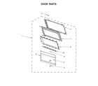 Maytag MMV5219FW2 door parts diagram