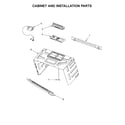 Maytag MMV5219FB2 cabinet and installation parts diagram