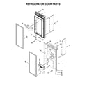 Maytag MFI2570FEZ05 refrigerator door parts diagram