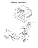 Freezer liner parts