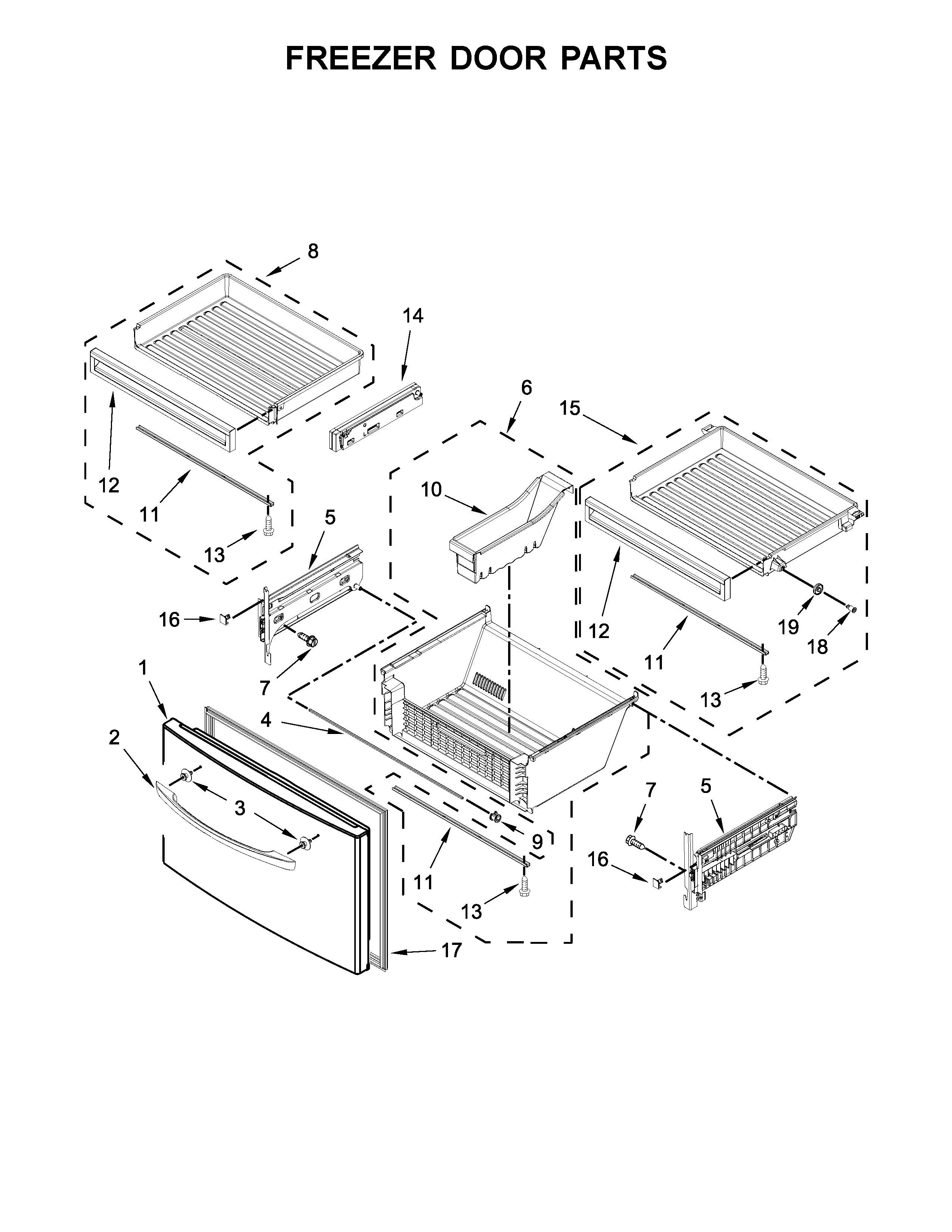 FREEZER DOOR PARTS