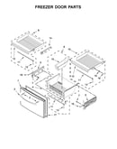 Freezer door parts