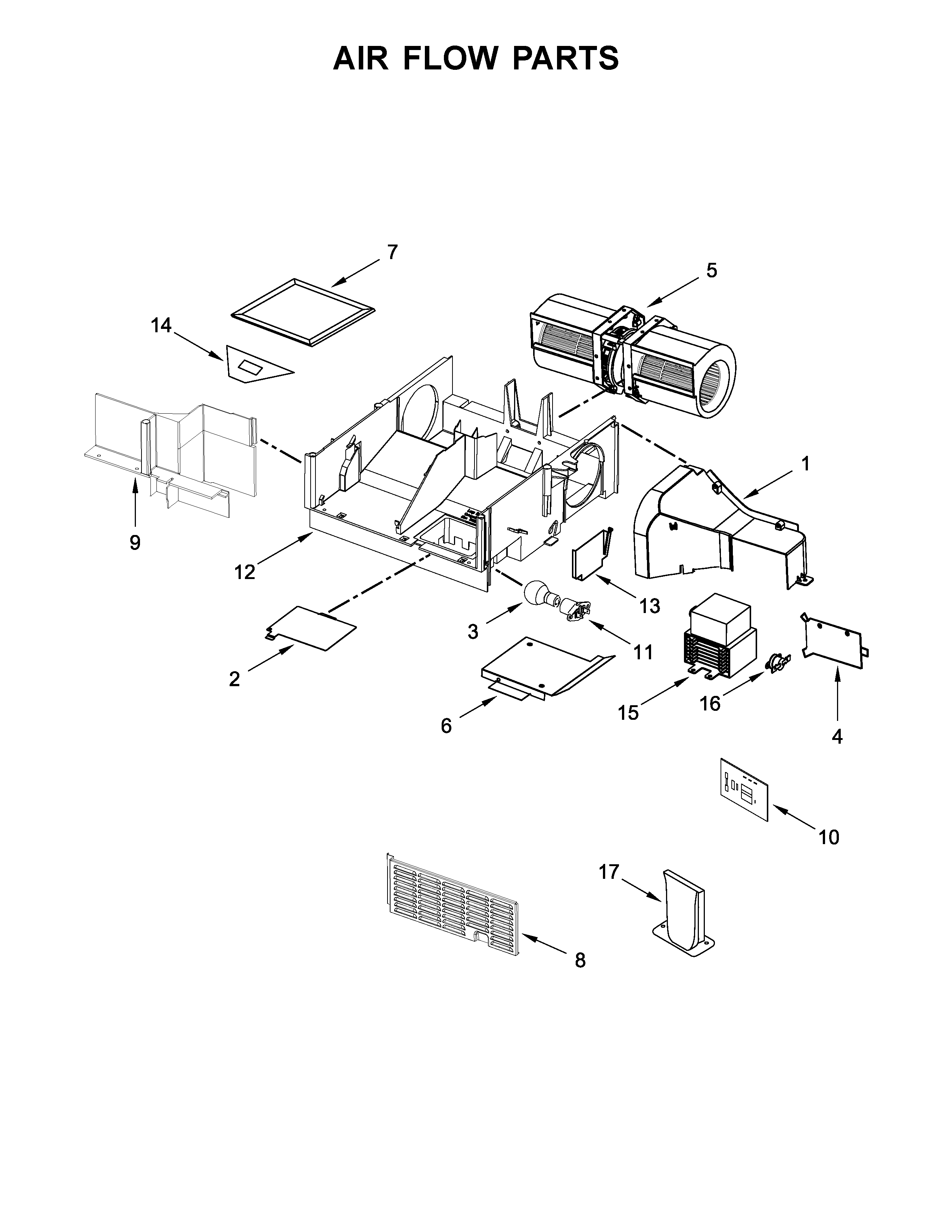 Air flow parts