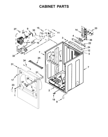 Cabinet parts