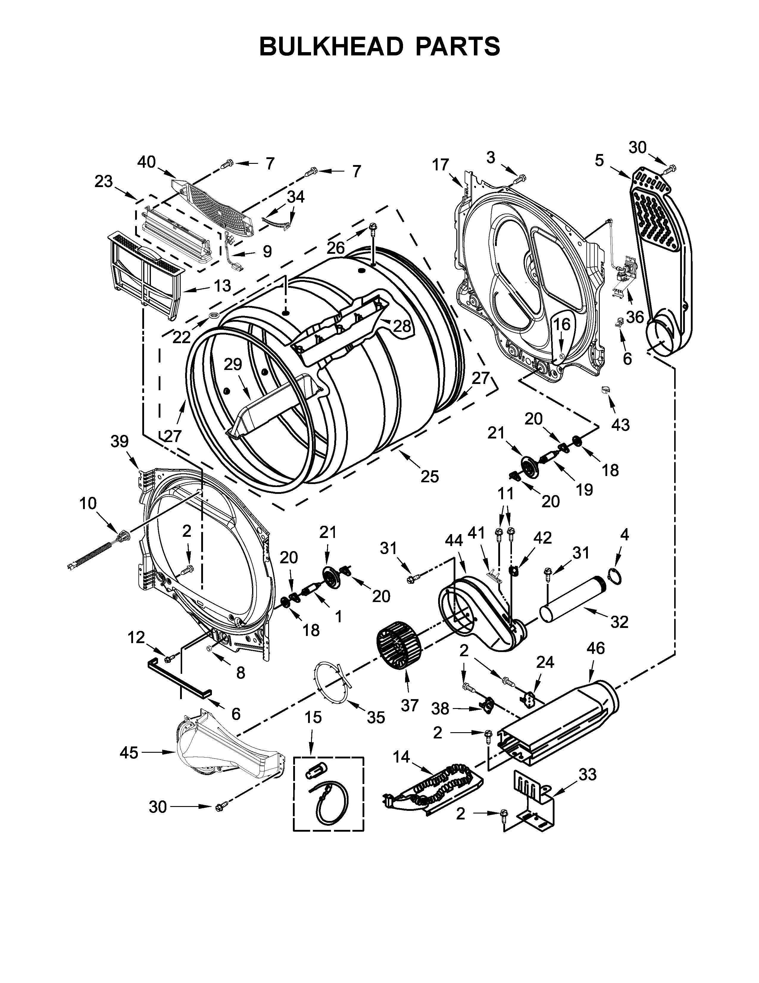 Bulkhead parts