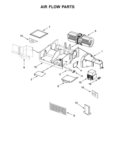 Air flow parts