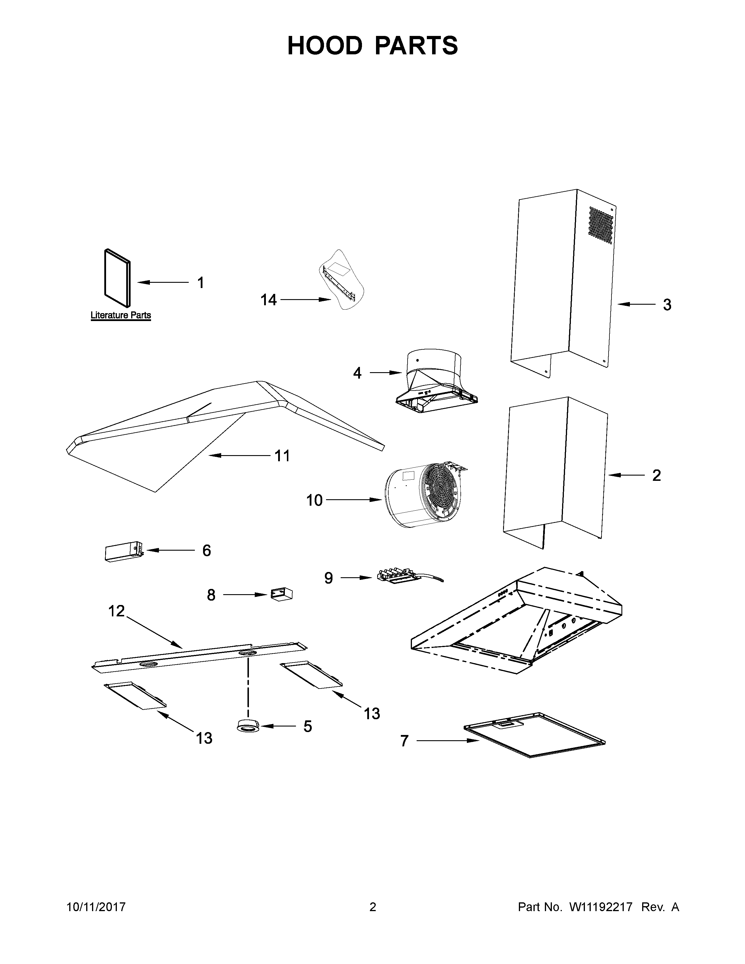 Hood parts