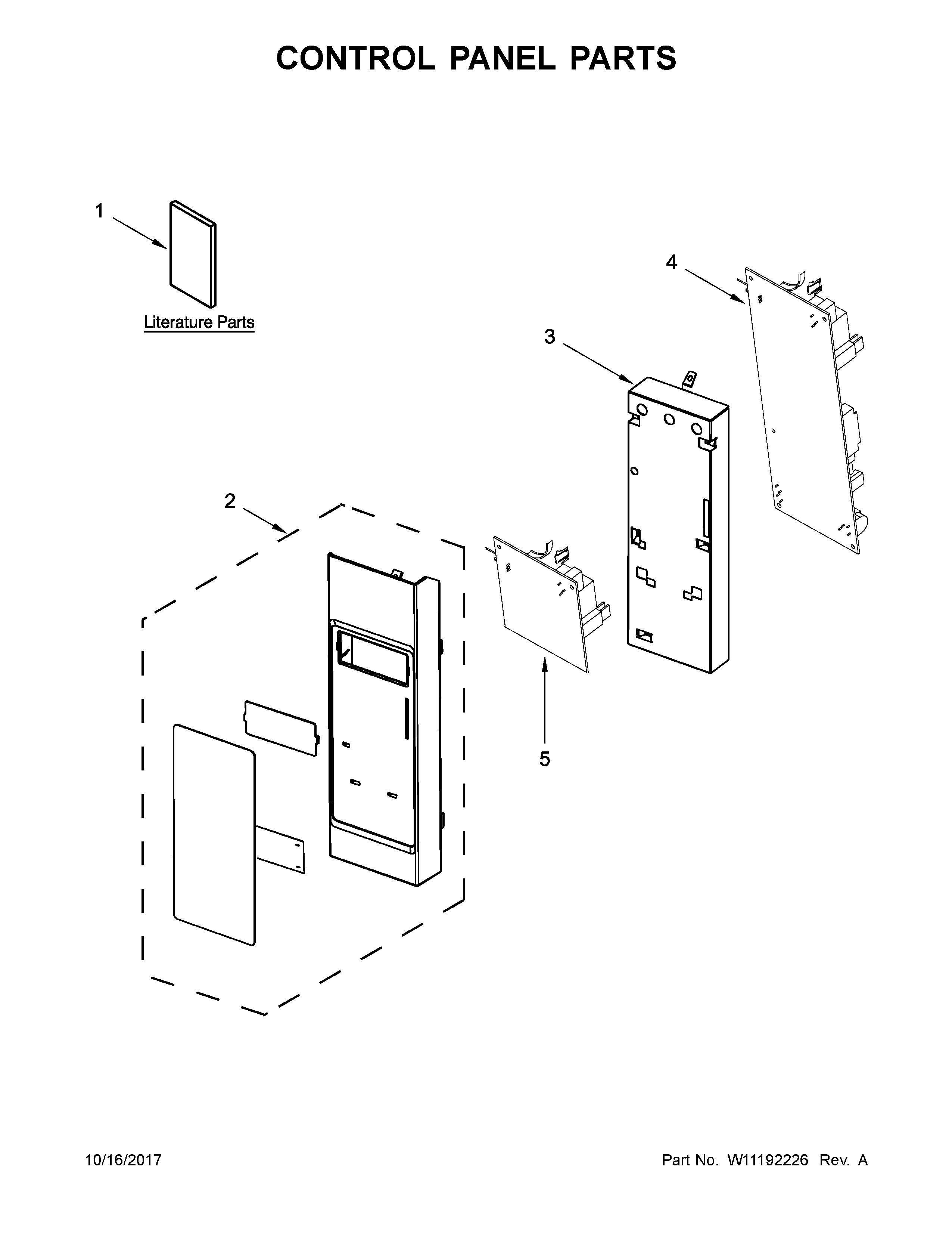 Control panel parts